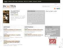 Tablet Screenshot of jakitea.com